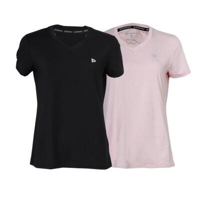 2-pack dames multi sport v-hals t-shirt vera cool dry
