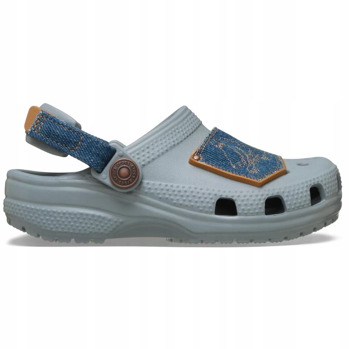 Chodaki Dla Dzieci Crocs CL Denim Adjustable Bckstrp Clog 3/6