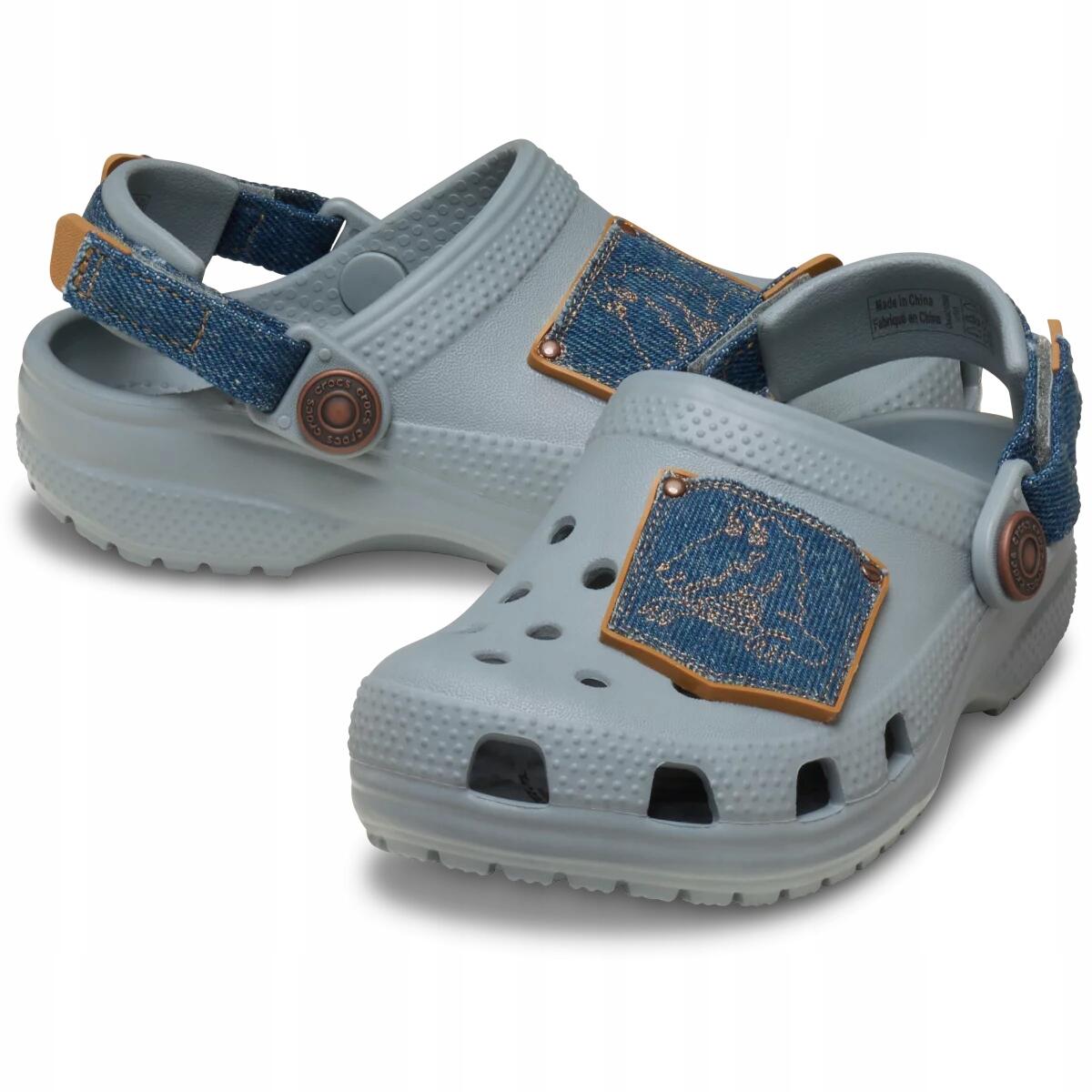 Chodaki Dla Dzieci Crocs CL Denim Adjustable Bckstrp Clog 2/6