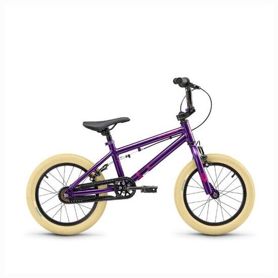 XtriX mini bici per bambini 16 pollici 1 velocità viola/rosa 100–115 cm 4–6