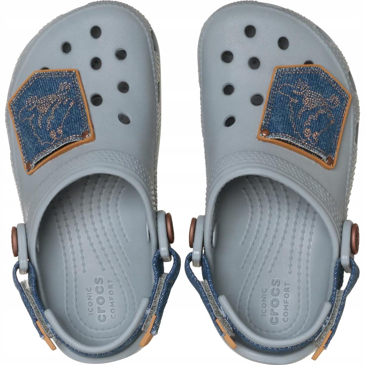 Chodaki Dla Dzieci Crocs CL Denim Adjustable Bckstrp Clog 6/6