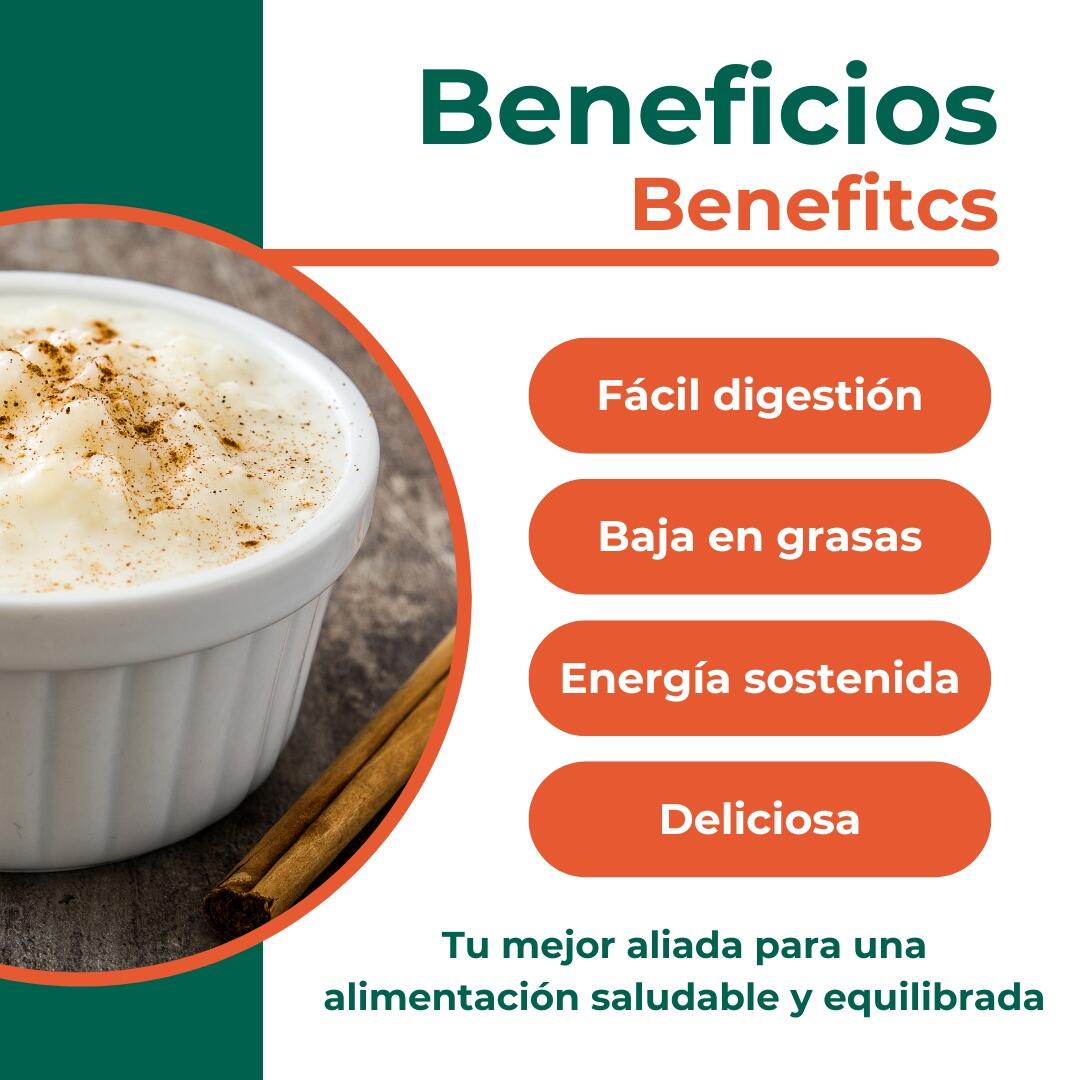 Crema de Arroz Sabor Galleta Maria 1KG Torafood 4/6