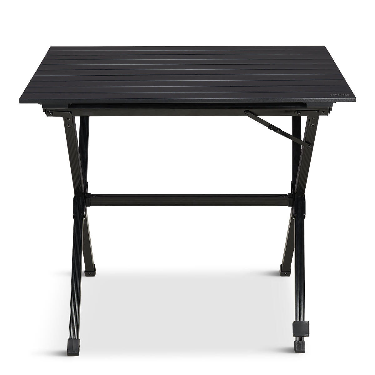Inklapbare tafel weerbestendig - eettafel en campingtafel - Zwart Houtnerf 2/6
