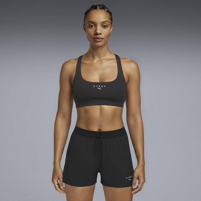 Bustieră cross training femei racerback Tech, negru PUMA