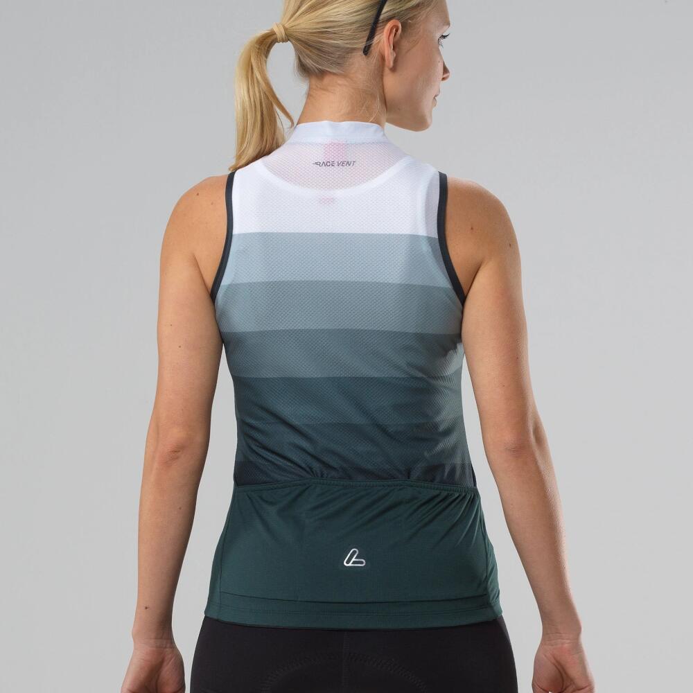 Maglia da ciclismo donna senza maniche HZ Rainbow - Rosa 4/4