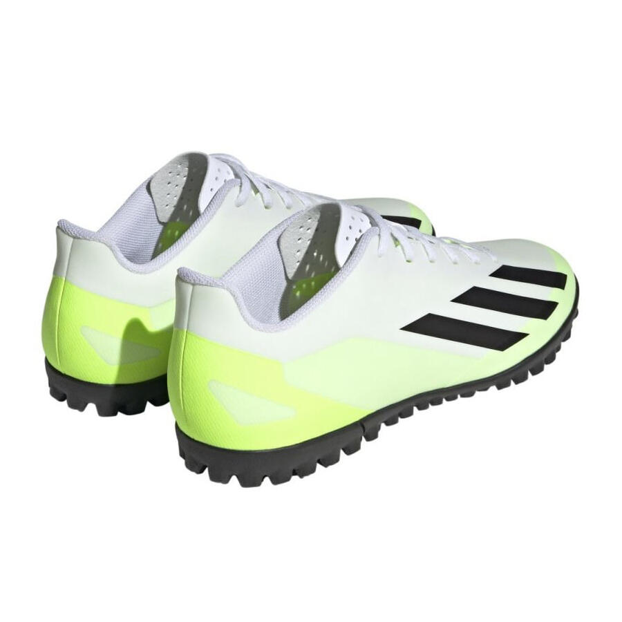ADIDAS X CRAZYFAST.4 TF – męskie buty piłkarskie, biało-limonkowe 4/7