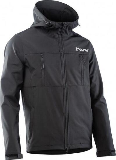 Kurtka rowerowa enduro NORTHWAVE Easy Out Softshell DWR czarny