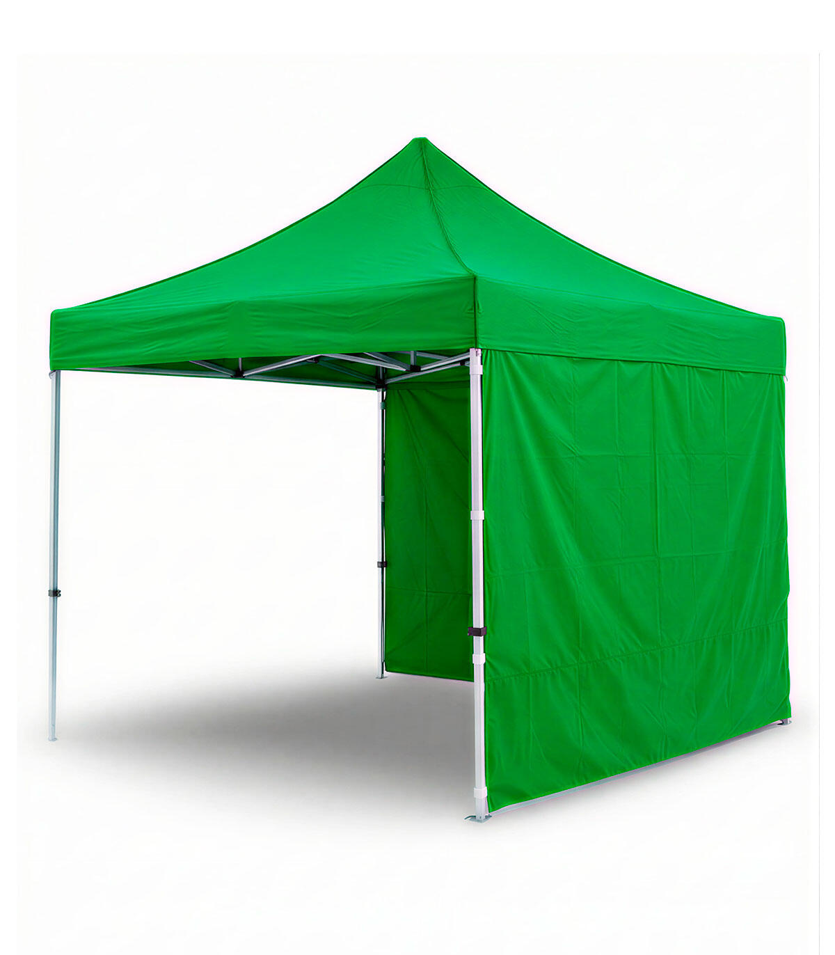 Parede lateral fechada 3x2m para tenda articulada 3x3m – impermeável, verde 2/5