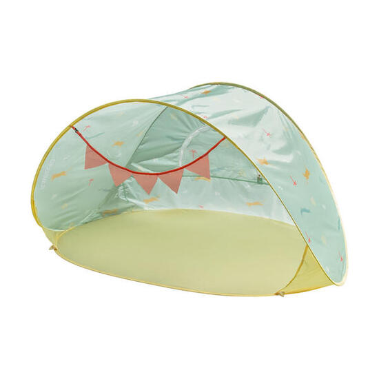 Flamingueo tenda spiaggia bambini upf50+ pieghevole verde