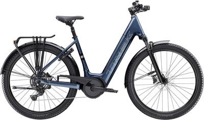 Trek verve+ 4 lowstep 545wh elektrische stadsfiets shimano cues 9s grijs 2025