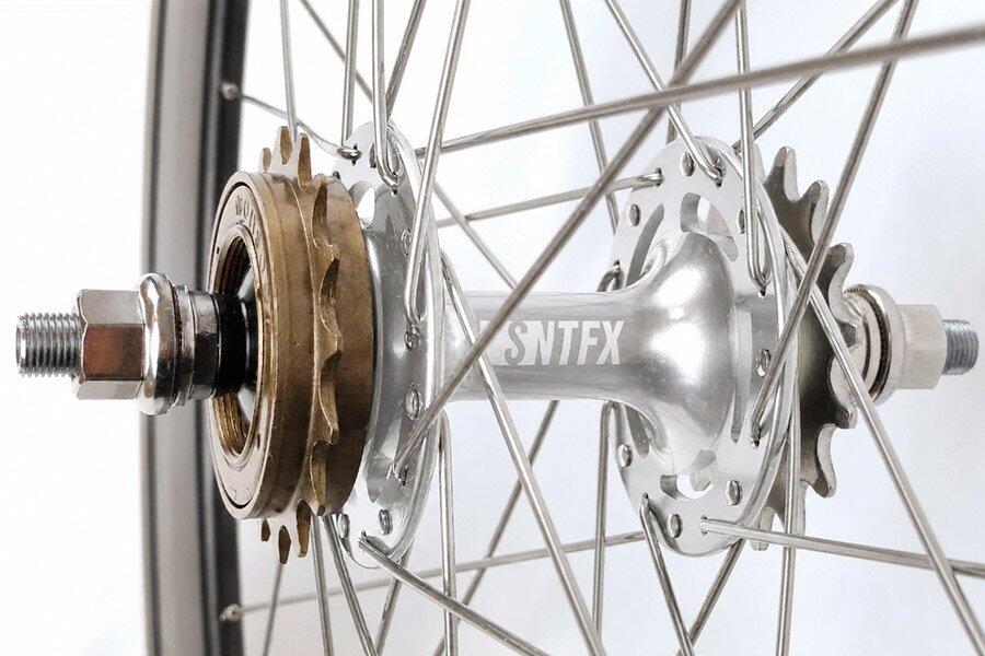 Juego Ruedas Fixie 700C 60mm + Cámaras + Cubiertas Negro/Plata Classic 5/7