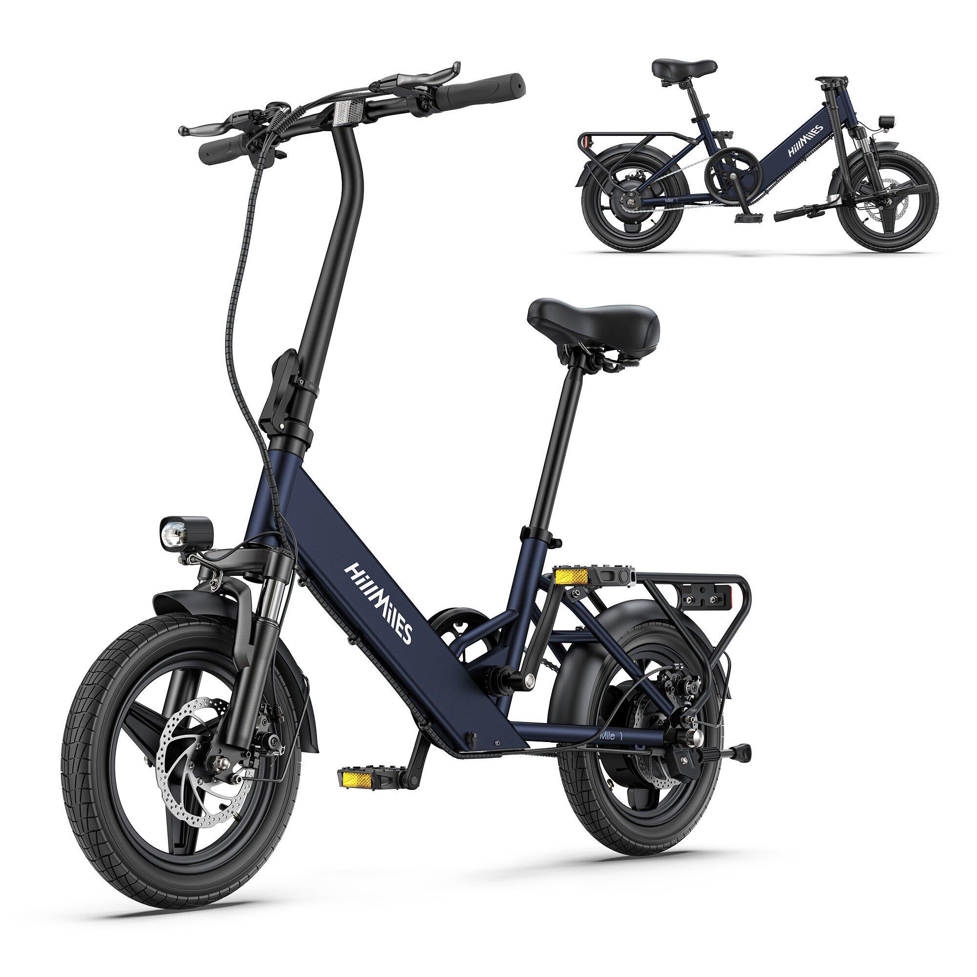 Unisex Volwassene City Cycling Opvouwbare E-Bike 250W 36V 10.4Ah IPX4 Mile 1 2/4