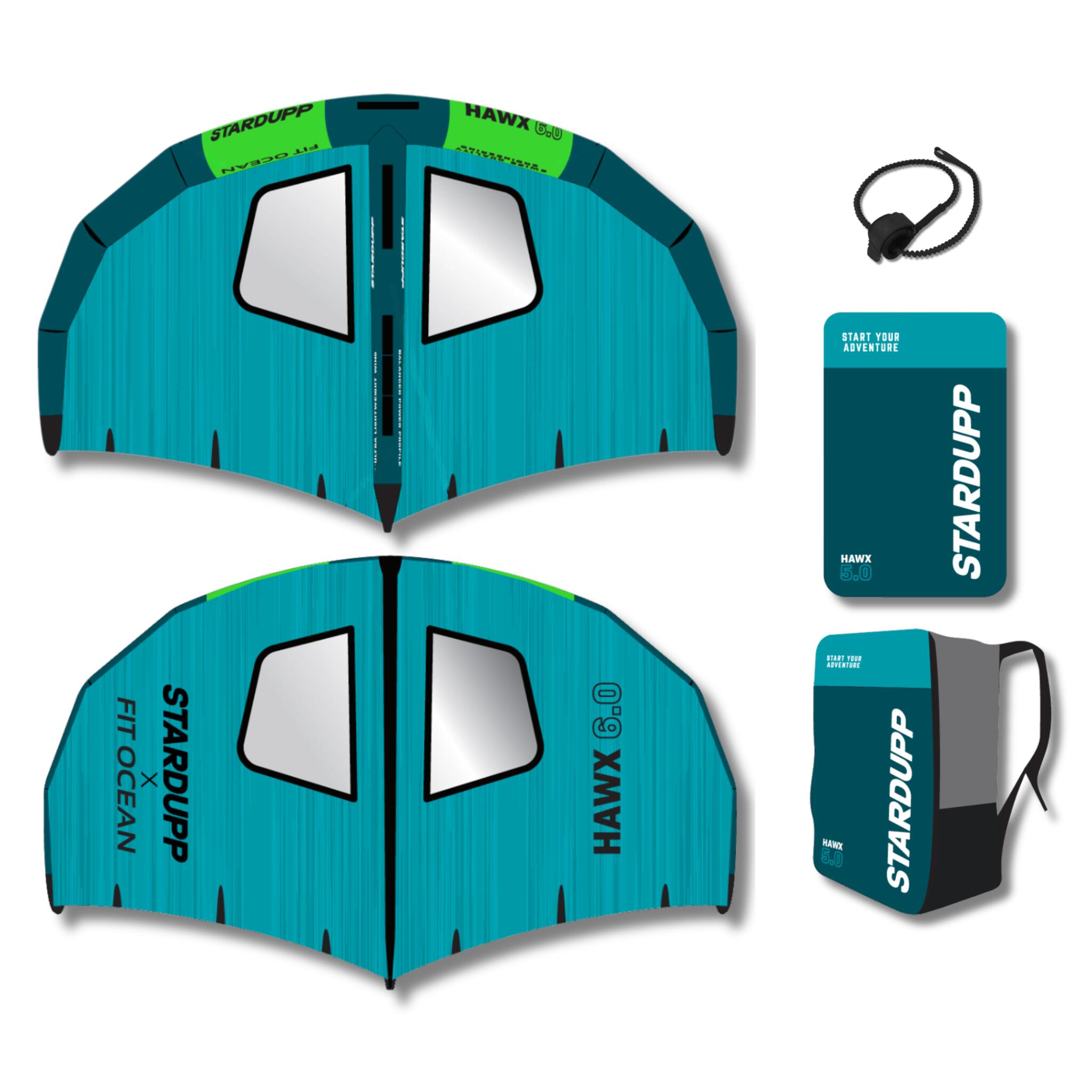 Wingfoil Set 6.0 Komplettes Carbon Foil Board Wing für Einsteiger 4/4