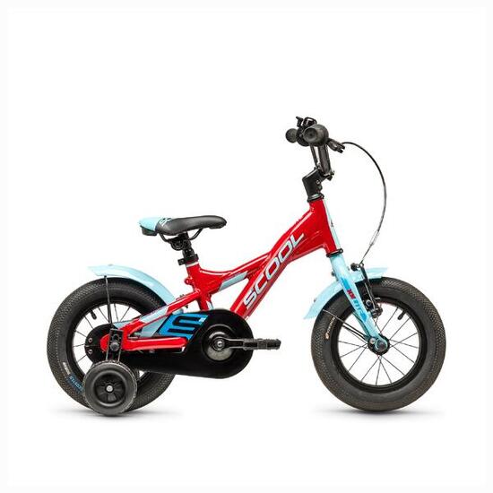 XXlite, 18 Zoll Kinderfahrrad, 1-Gang, Blau/Limette, 110–125 cm, 5–7 Jahre