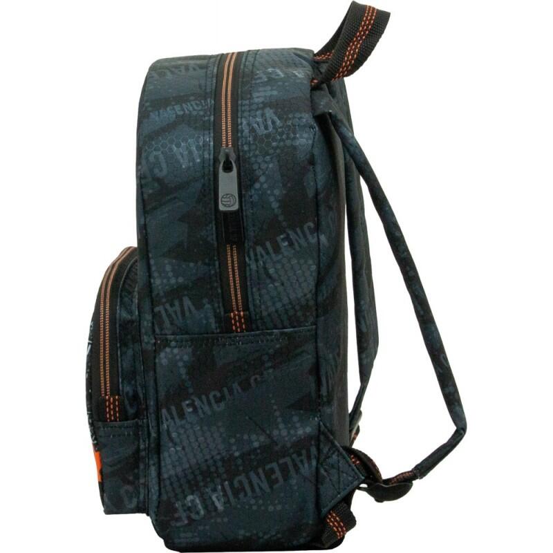 Mochila escolar adaptable a carro con compartimento para portátil VALENCIA CF 3/4