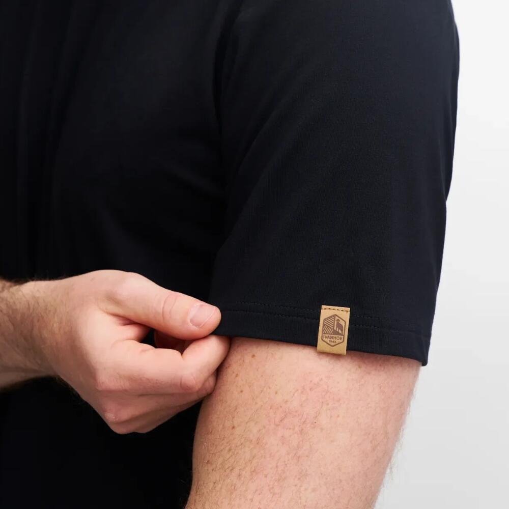 T-shirt GY Otto homme - Tencel™ - Noir 4/5