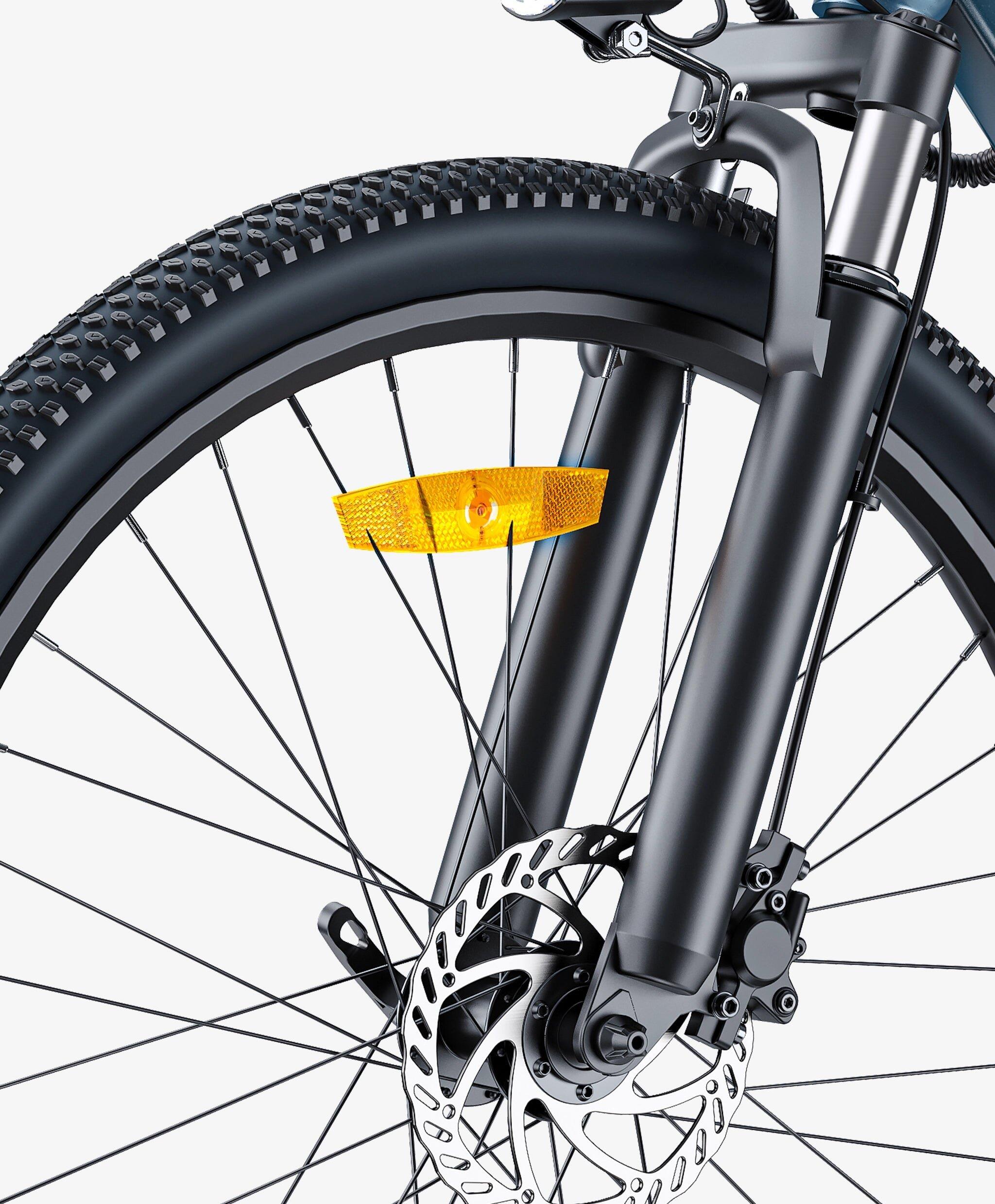 Heren Elektrische Mountainbike Koppelsensor Hydraulische Remmen MileTrail 1 6/7