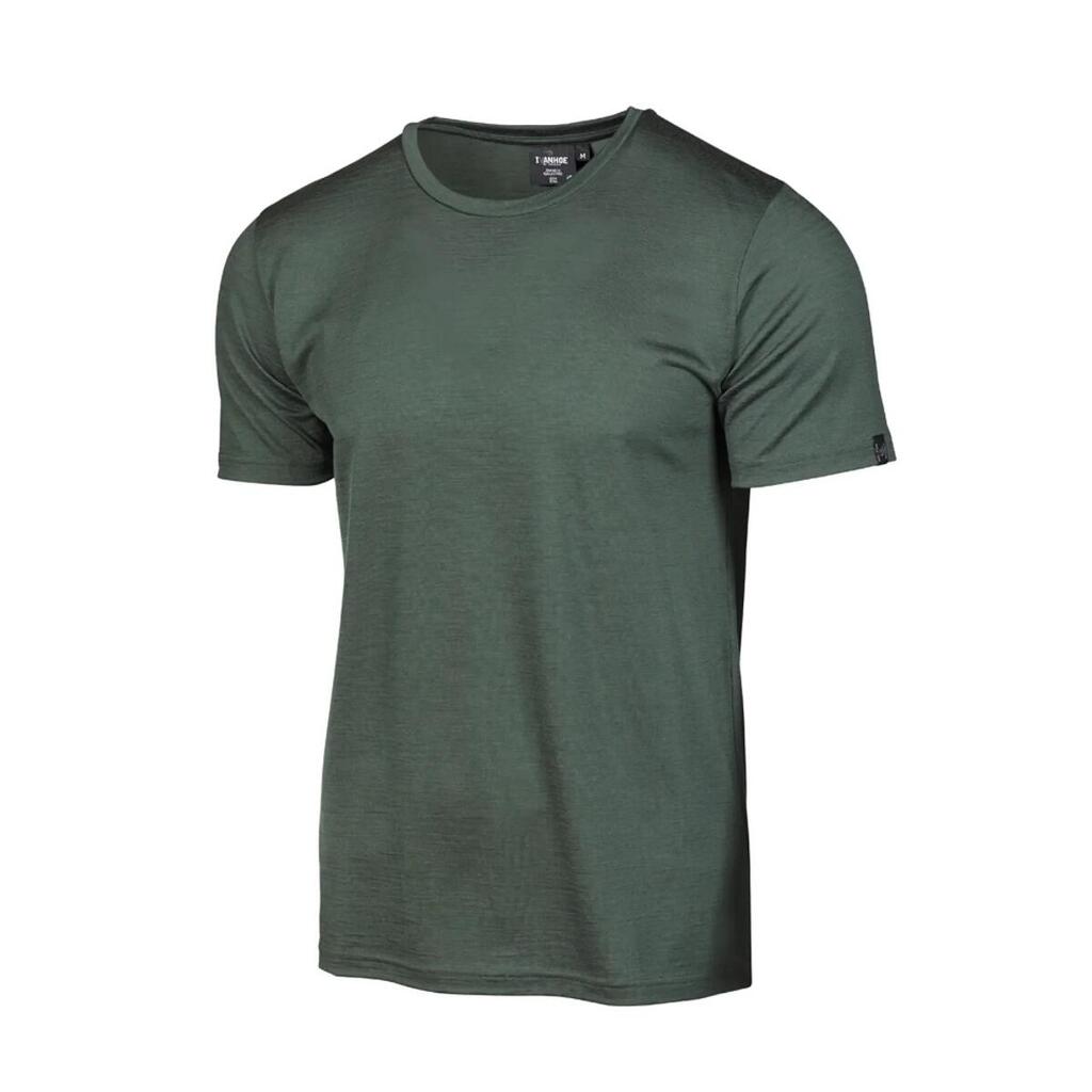 Men’s UW Ceasar T-shirt - 100% extra fine merino wool - Green