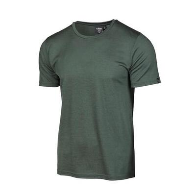 T-shirt uw ceasar heren - 100% extra fijne merino wol - groen