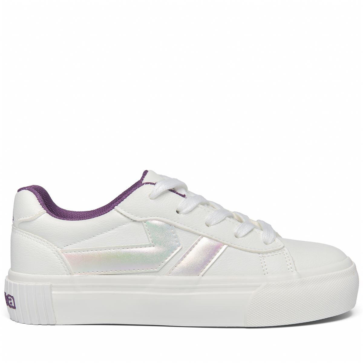 Baskets fille LOGO MORINE blanc 1/6