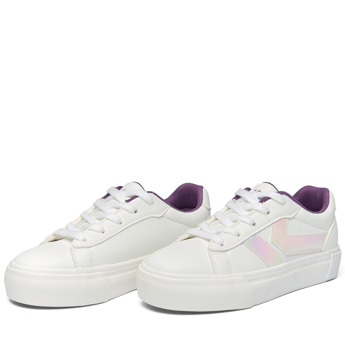 Baskets fille LOGO MORINE blanc 2/6