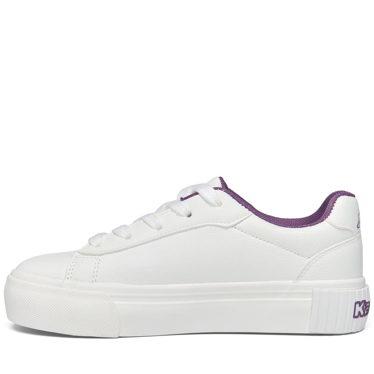 Baskets fille LOGO MORINE blanc 4/6