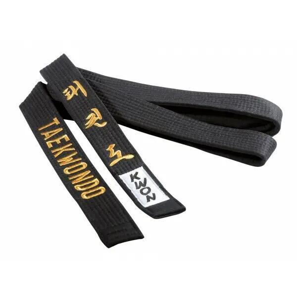 Tae beltkwondo avec broderie Kwon 4 cm