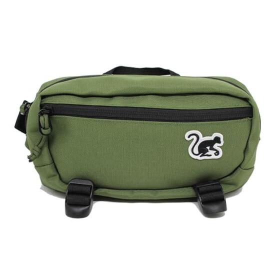 Sac banane bandoulière -Sac unisexe adulte - 1,5 L - Recyclé (Vert)