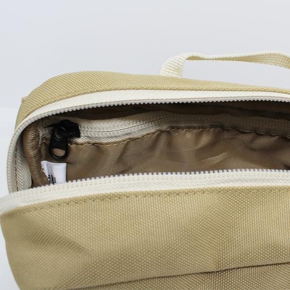Crossbody heuptas - Unisex volwassenen - 1,5 liter - Gerecycled (Zandgroen) 4/5