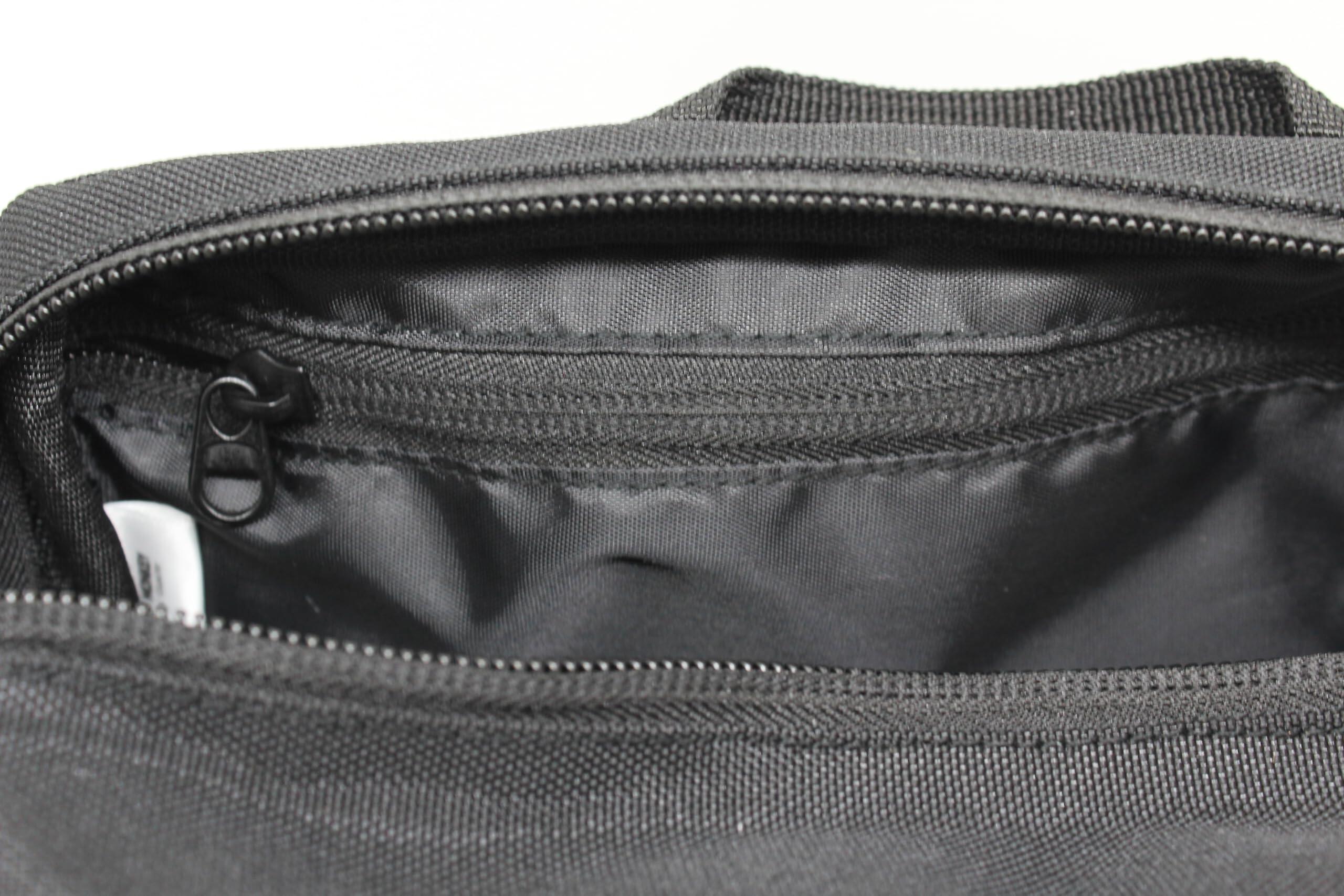 Marsupio a tracolla -Borsa unisex per adulti - 1,5 l - Riciclato (Nero) 5/6