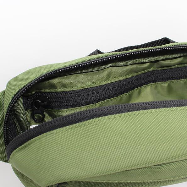 Crossbody heuptas - Unisex volwassenen - 1,5 liter - Gerecycled (Groen) 4/5