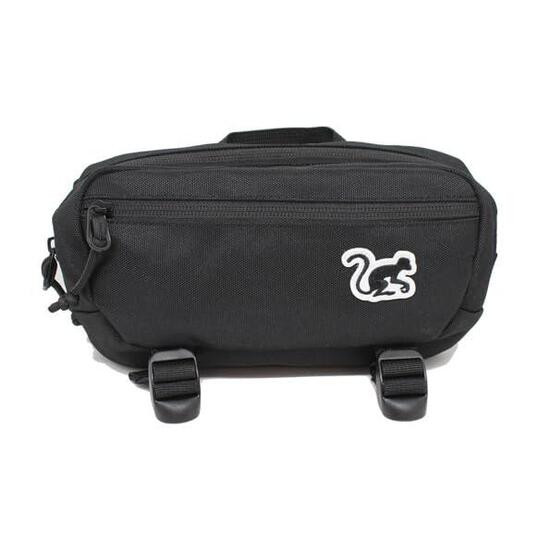 Sac banane bandoulière - Sac unisexe adulte - 1,5 L - Recyclé (Noir)