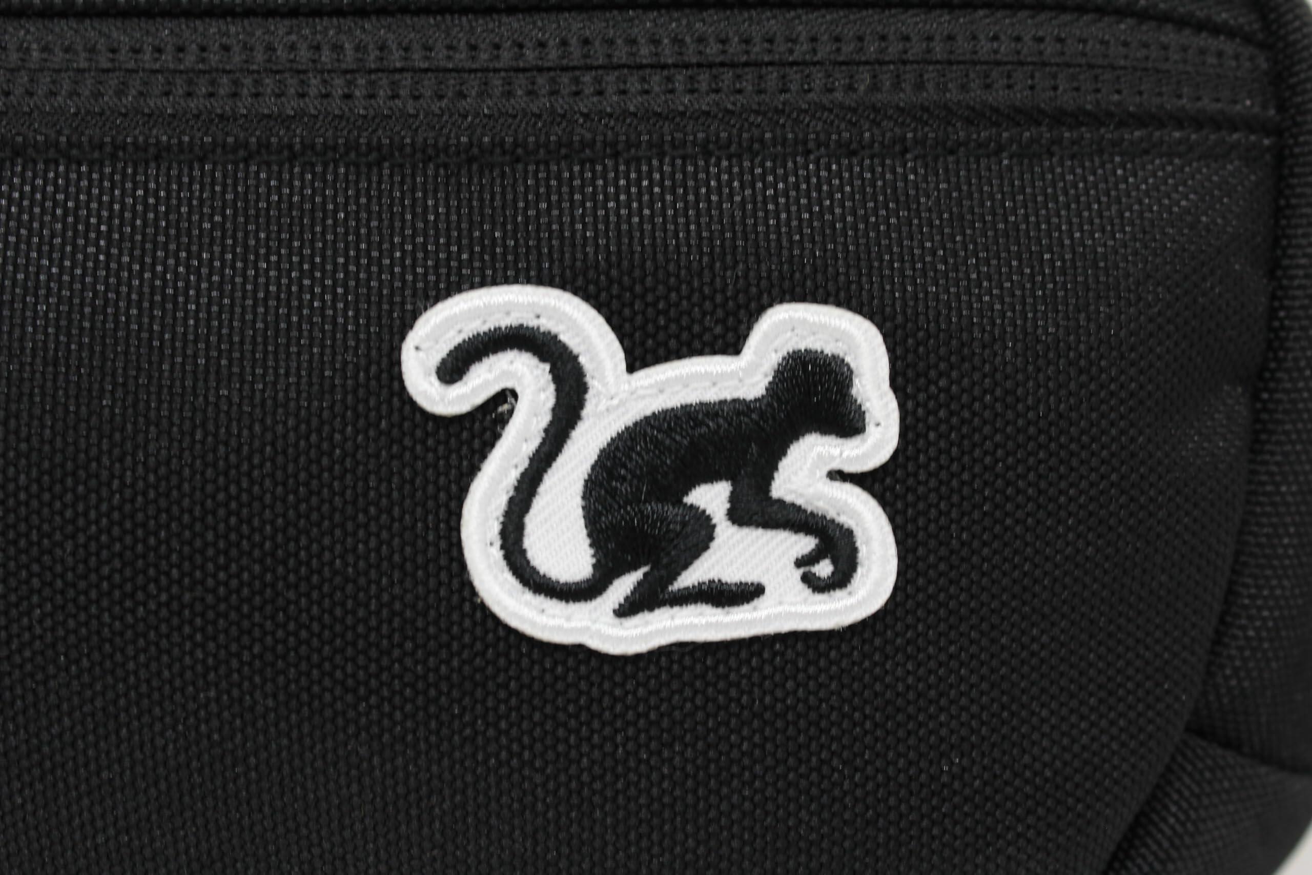 Marsupio a tracolla -Borsa unisex per adulti - 1,5 l - Riciclato (Nero) 4/6