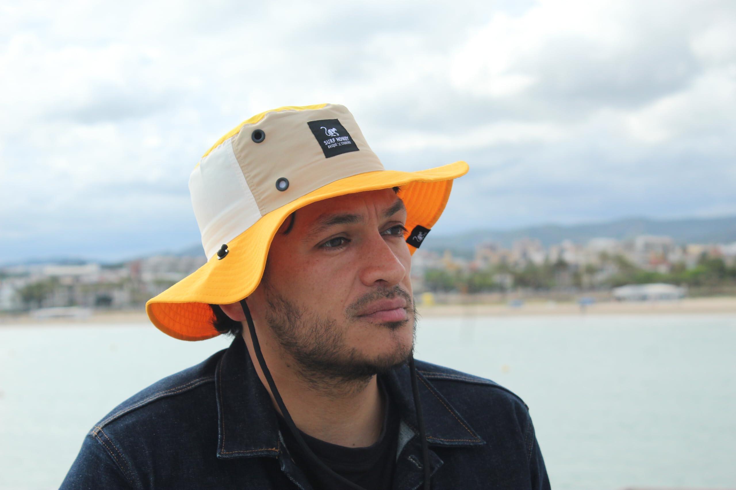 Boonie Hat Impermeable Hombre/Mujer - Talla única -Reciclado (Amarillo) 3/3