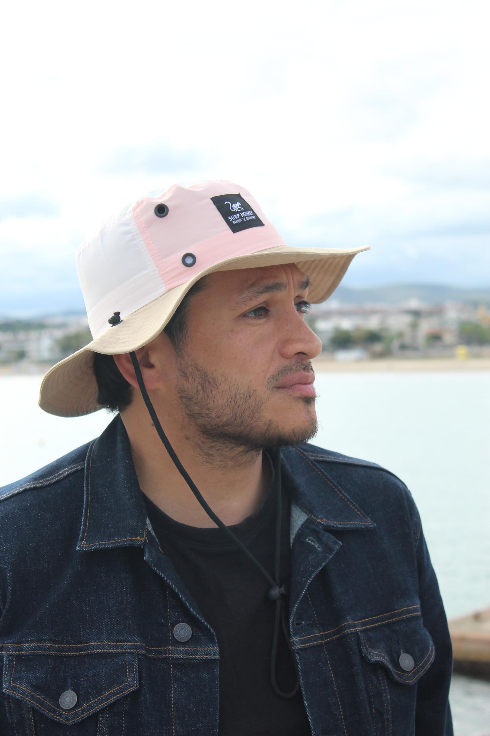 Boonie Hat Impermeable Hombre/Mujer - Talla única -Reciclado (Rosa) 3/3