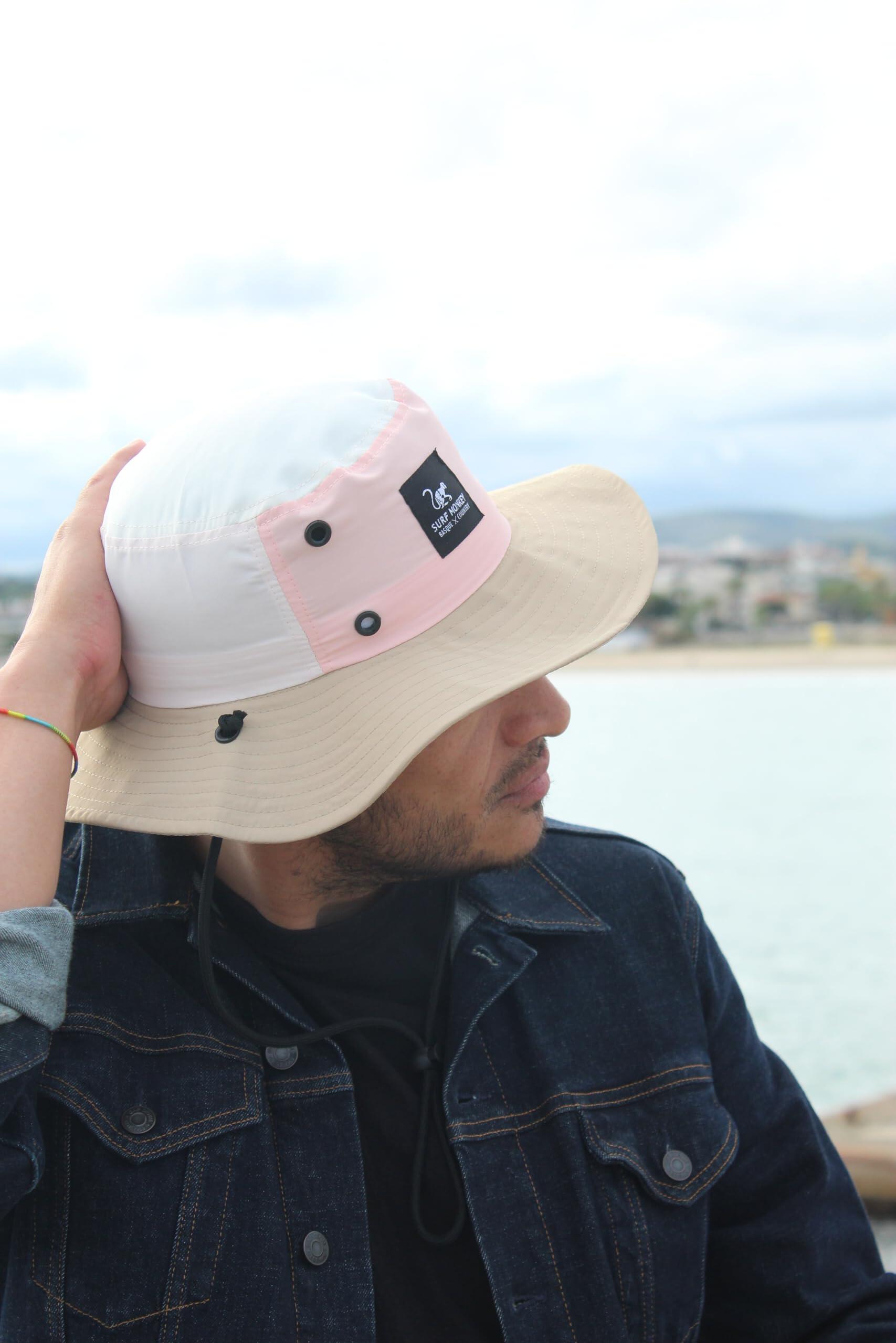 Boonie Hat Impermeable Hombre/Mujer - Talla única -Reciclado (Rosa) 2/3