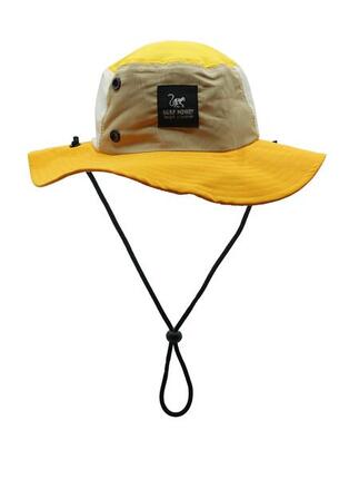 Chapeau de brousse imperméable unisexe - Taille unique - Recyclé (Citron vert)