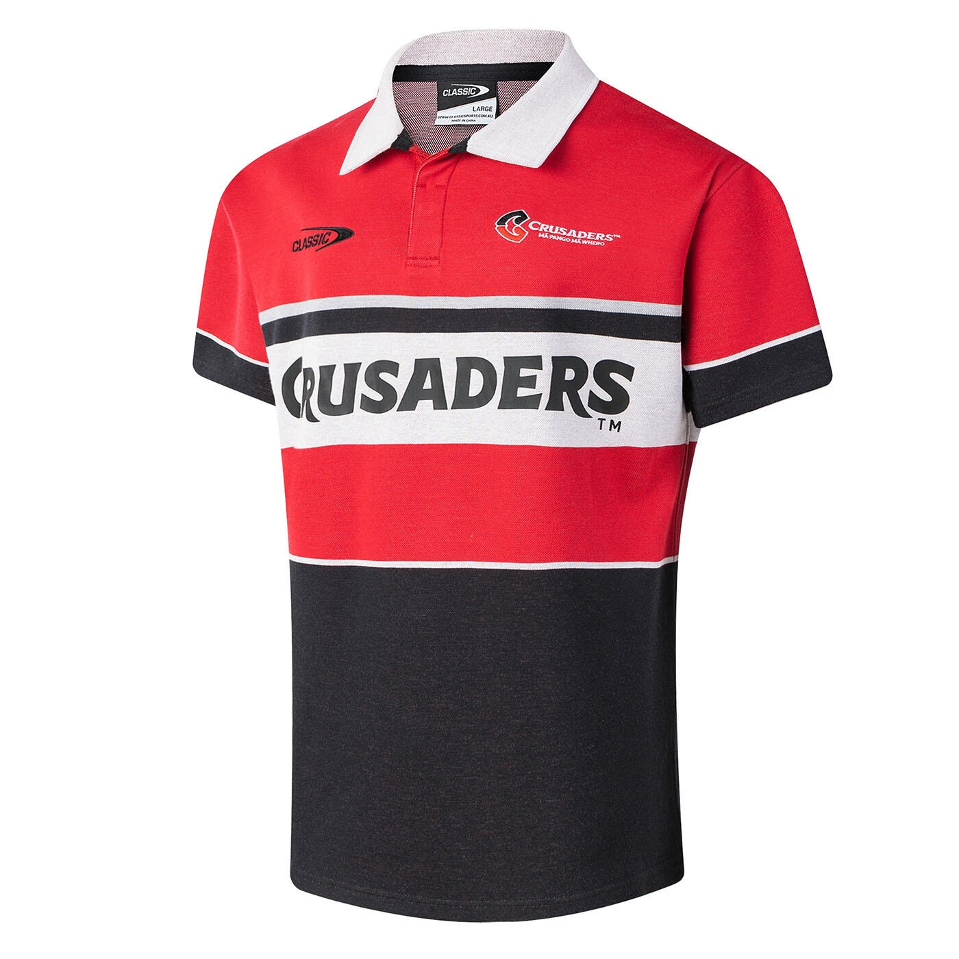 Polo a maniche corte Crusaders 2026 Retro Knit Jersey 3/7