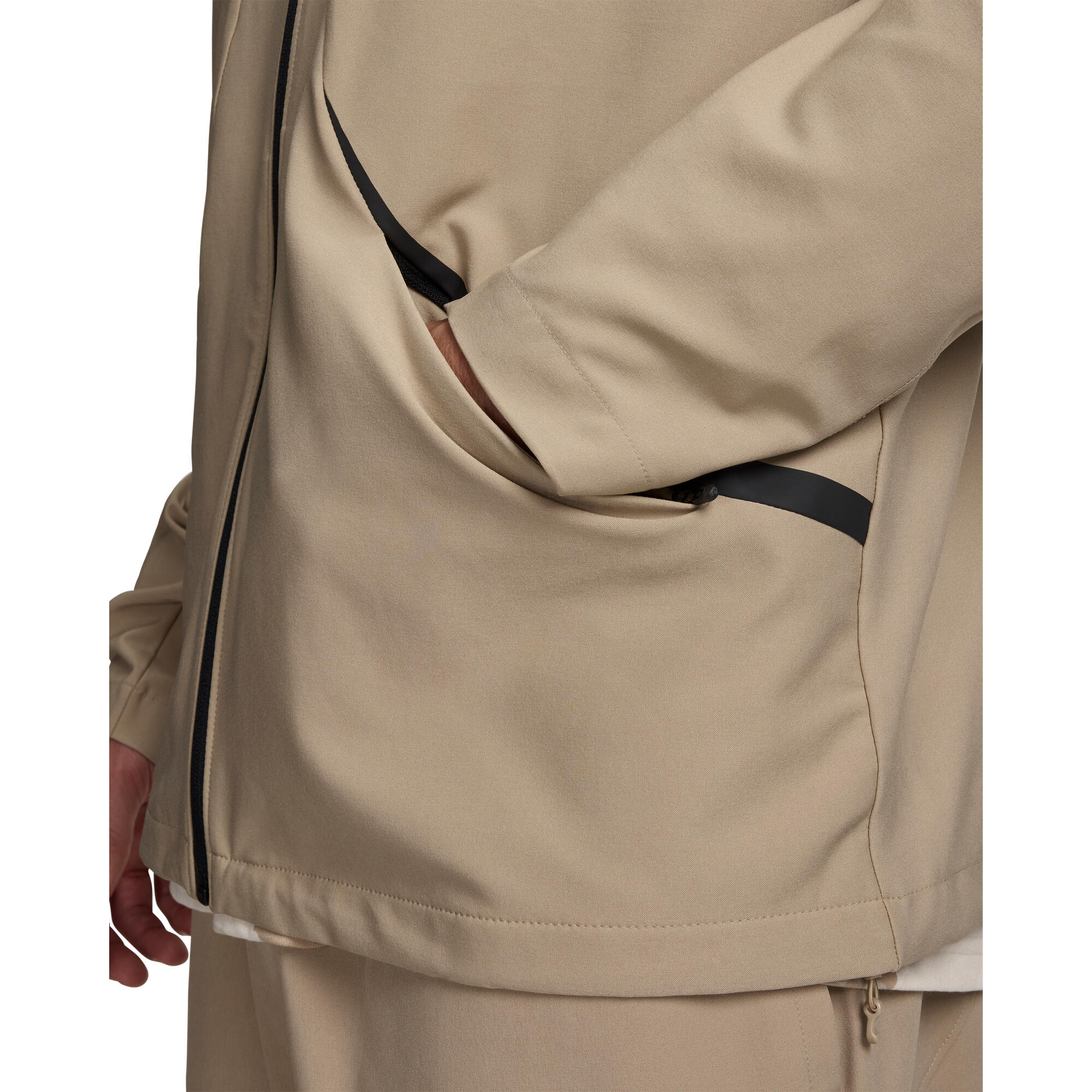 Sweater UA Unstoppable Woven HEREN Beige 3/4