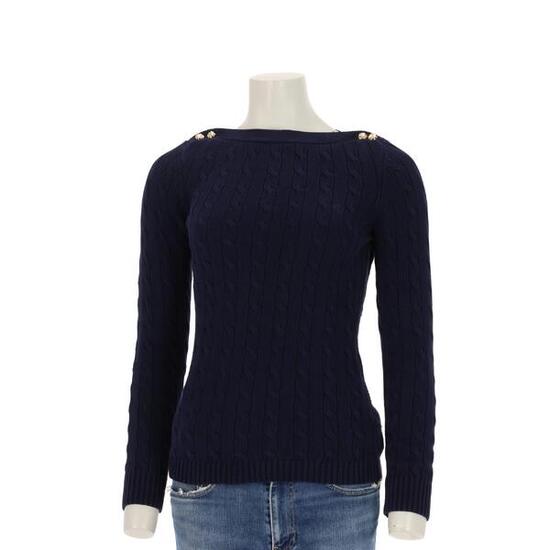 Seconde vie - Pull Femme Marine - Excellent