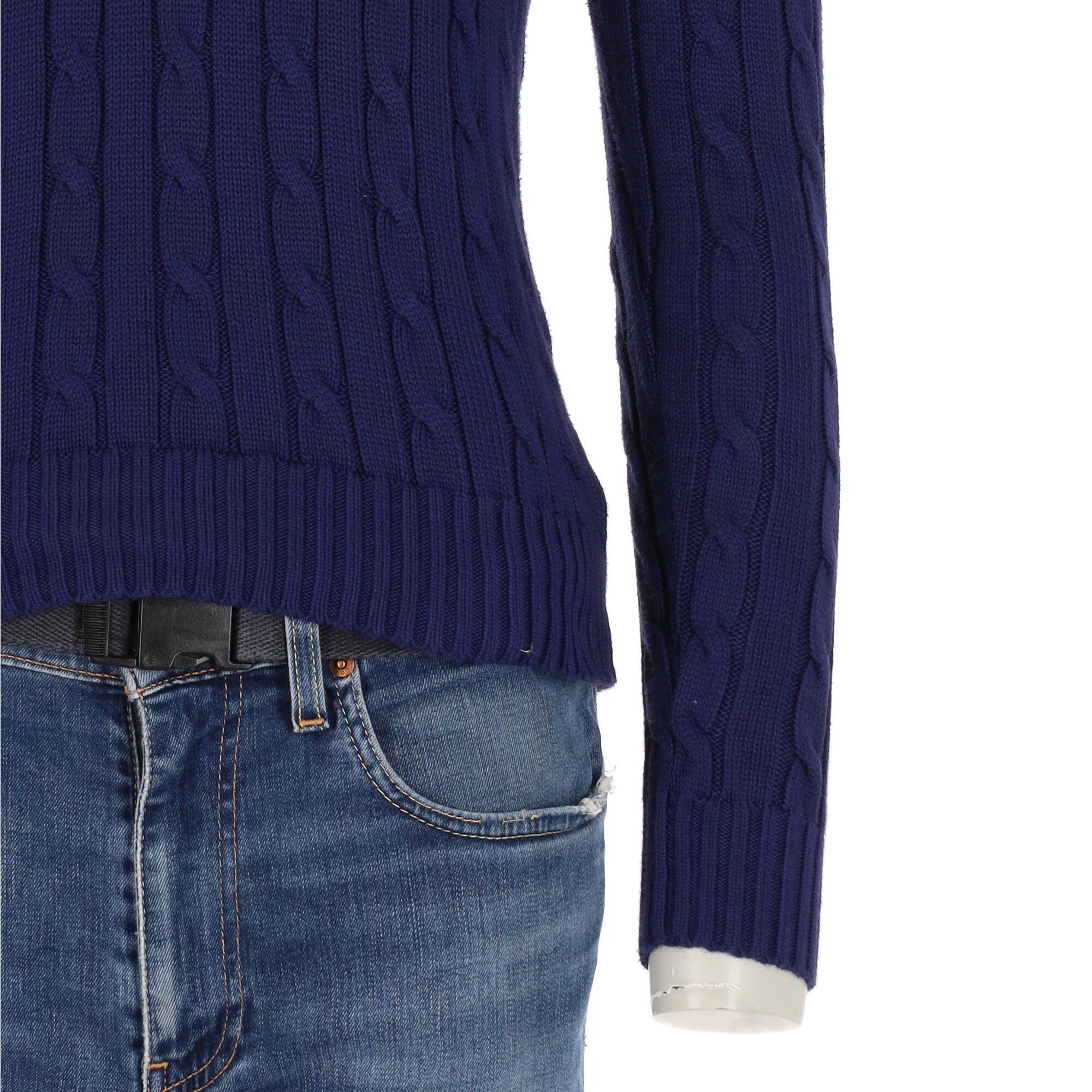 Segunda vida - Pulôver feminino Polo Ralph Lauren cabo azul marinho - Como novo 7/7