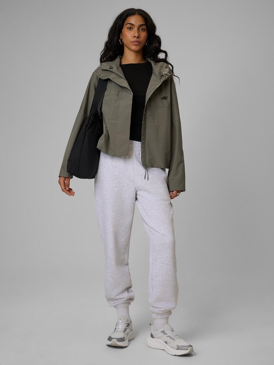 Longsleeve slim gładki damski 4F 4FRSS26TLONF658 3/7