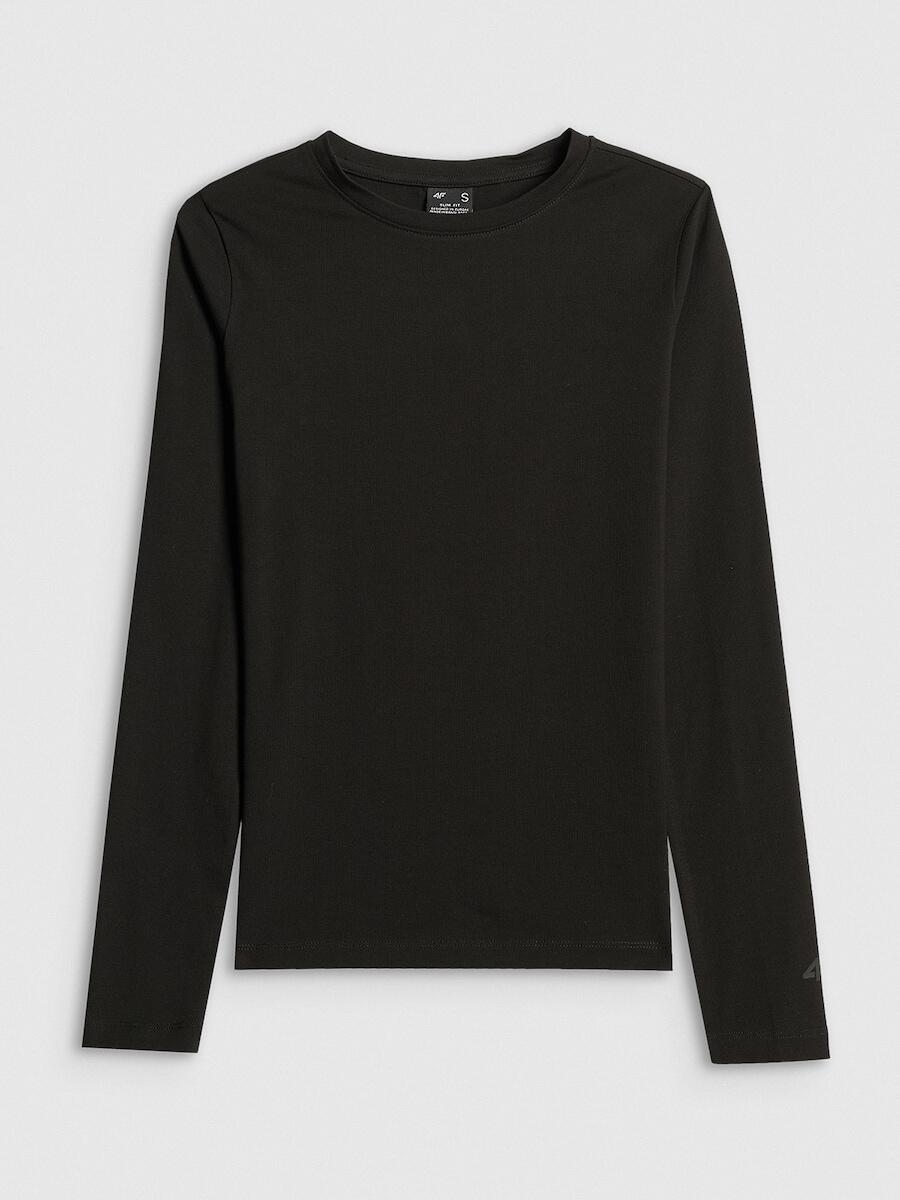 Longsleeve slim gładki damski 4F 4FRSS26TLONF658 7/7
