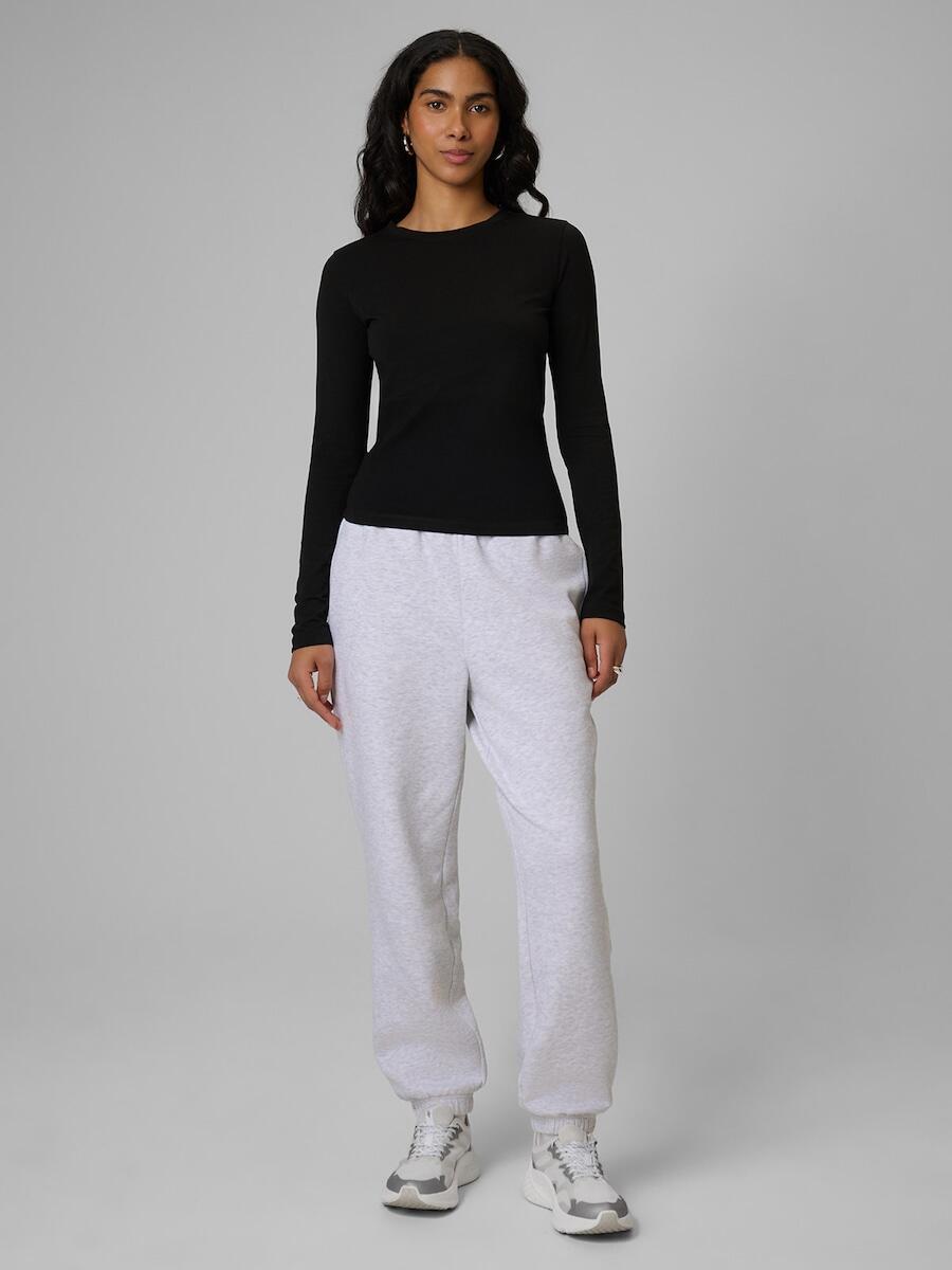Longsleeve slim gładki damski 4F 4FRSS26TLONF658 5/7