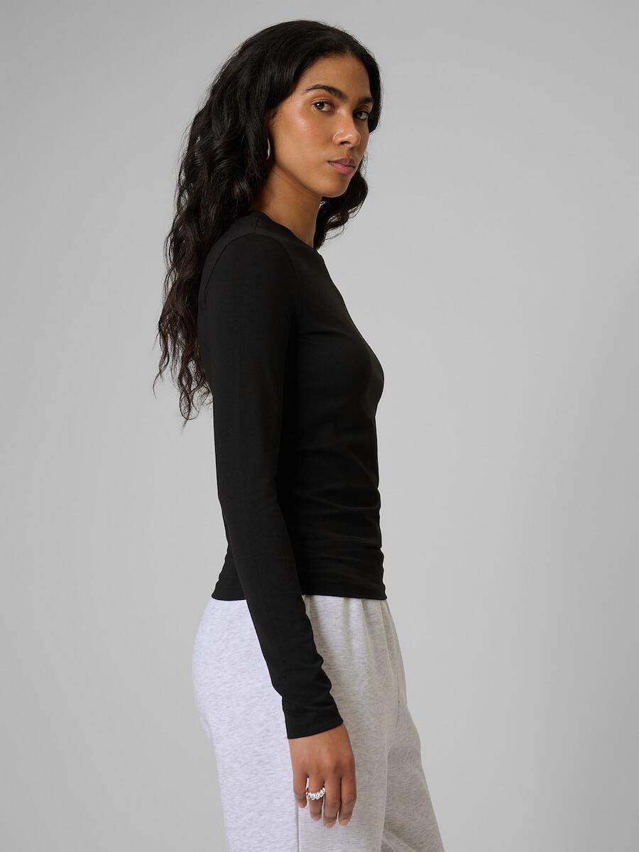 Longsleeve slim gładki damski 4F 4FRSS26TLONF658 4/7