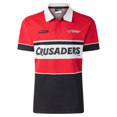 Crusaders 2026 retro knit polo met korte mouwen