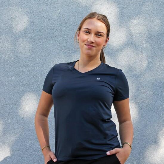 2-Pack dames multi sport V-Hals T-Shirt Vera cool dry 4/5