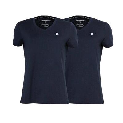 2-pack dames multi sport v-hals t-shirt vera cool dry