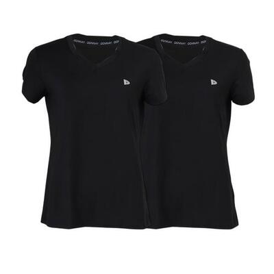 2-pack dames multi sport v-hals t-shirt vera cool dry