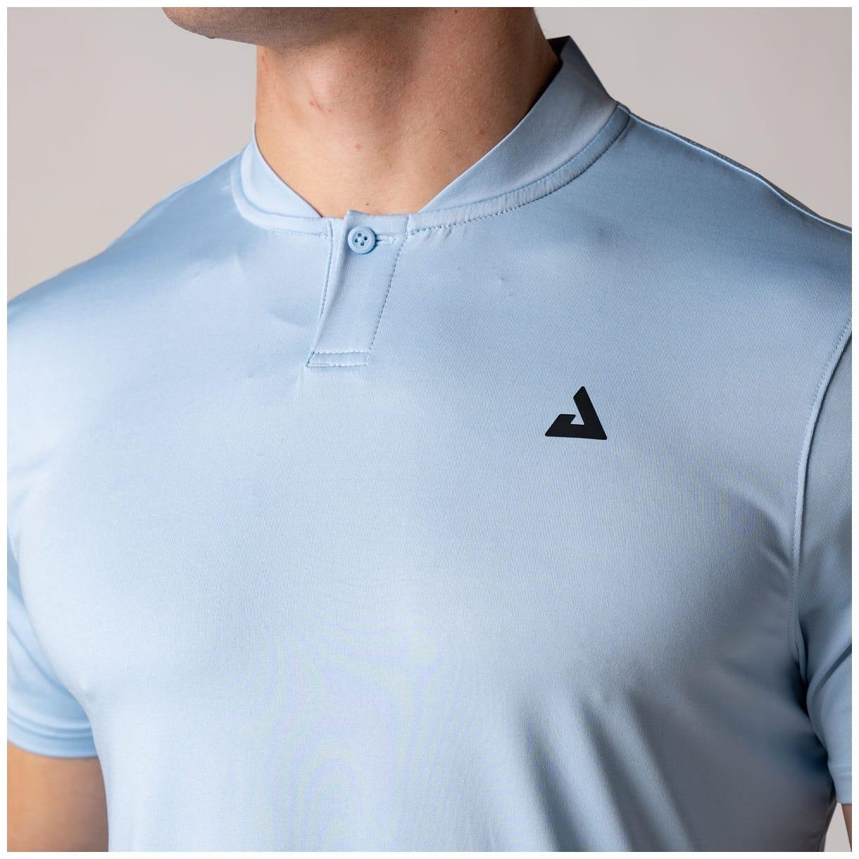 Polo de pickleball de hombre COURT Joola azul claro 3/3